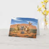 Australian Jug Band Kaart (Gele Bloem)