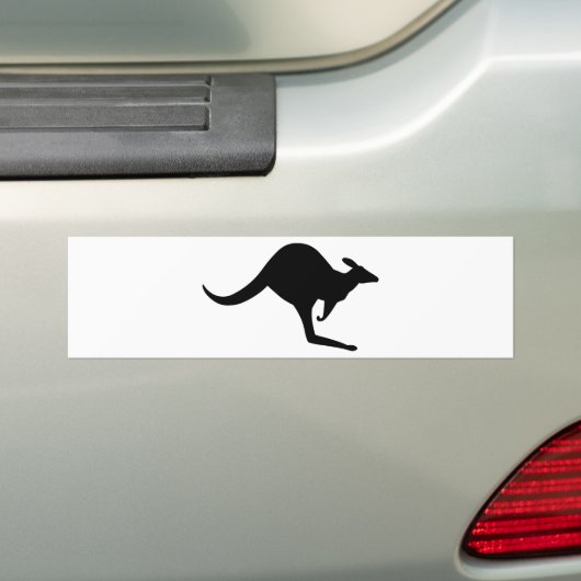 Australian Kangaroo Bumpersticker (Op auto)