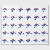 Australian Kangaroo Cadeaupapier (Vlak)
