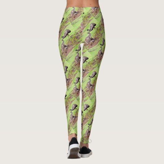 Australian Kangaroo en Emu, Leggings (Achterkant)