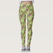 Australian Kangaroo en Emu, Leggings (Voorkant)