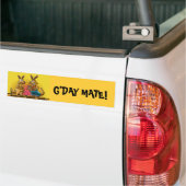 AUSTRALIAN KANGAROO GREETING BUMPERSTICKER (Op Truck)