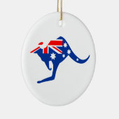 Australian Kangaroo Keramisch Ornament (Rechts)
