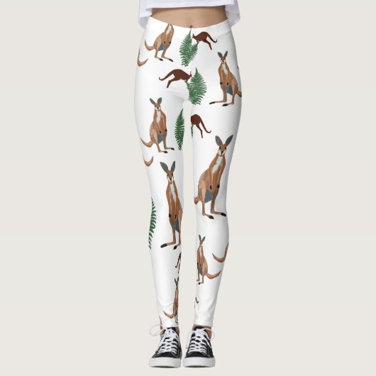 Australian Kangaroo Leggings (Voorkant)