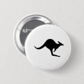Australian Kangaroo Ronde Button 5,7 Cm (Voorkant /achterkant)