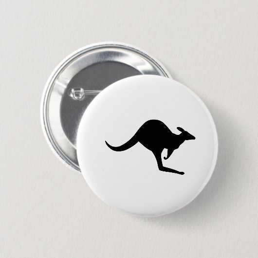 Australian Kangaroo Ronde Button 5,7 Cm (Voorkant /achterkant)