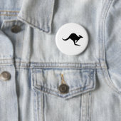 Australian Kangaroo Ronde Button 5,7 Cm (In situ)