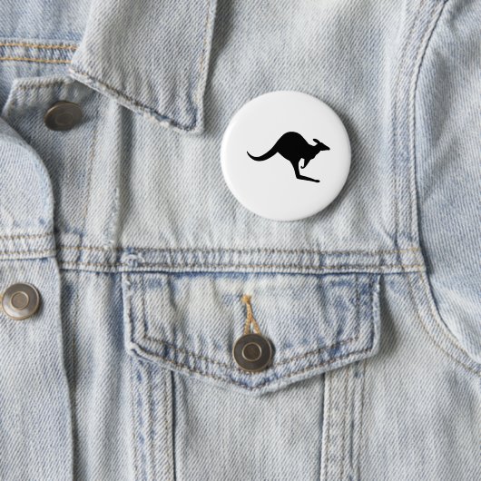 Australian Kangaroo Ronde Button 5,7 Cm (In situ)