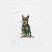 Australian Kele Christmas I'm Fine Everything Is F Fleece Deken (Voorkant)