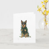 Australian Kele Christmas I'm Fine Everything Is F Kaart (Gele Bloem)