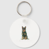 Australian Kele Christmas I'm Fine Everything Is F Sleutelhanger (Voorkant)