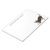 Australian Kelpie Dog Notitieblok (Schuin)