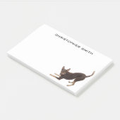 Australian Kelpie Dog Post-it® Notes (Schuin)