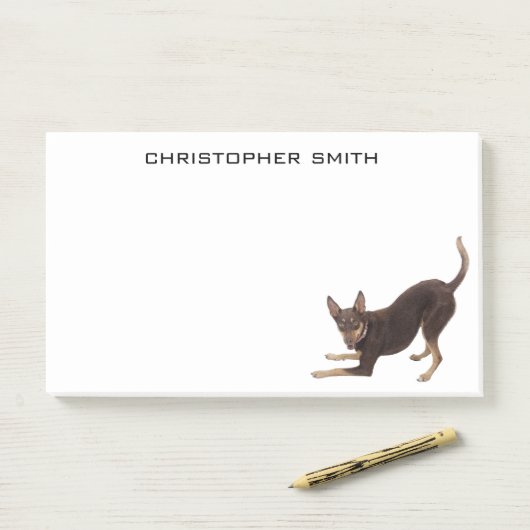 Australian Kelpie Dog Post-it® Notes (Op bureau)