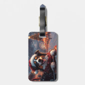 Australian Kelpie Dog Roller Onderzetter Christmas Bagagelabel (Achterkant verticaal)