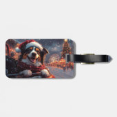 Australian Kelpie Dog Roller Onderzetter Christmas Bagagelabel (Achterkant horizontaal)