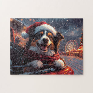Australian Kelpie Dog Roller Onderzetter Christmas Legpuzzel