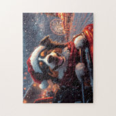 Australian Kelpie Dog Roller Onderzetter Christmas Legpuzzel (Verticaal)