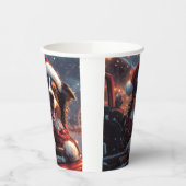 Australian Kelpie Dog Roller Onderzetter Christmas Papieren Bekers (Links)