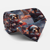 Australian Kelpie Dog Roller Onderzetter Christmas Stropdas (Opgerold)