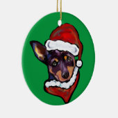 AUSTRALIAN KELPIE KERAMISCH ORNAMENT (Rechts)