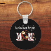 australian kelpie mama Sleutelhanger (Voorkant)