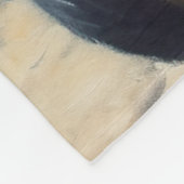 Australian Kelpie op het strand, hondenliefhebbers Fleece Deken (Hoek)