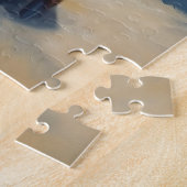 Australian Kelpie op het strand, hondenliefhebbers Legpuzzel (Zijkant)