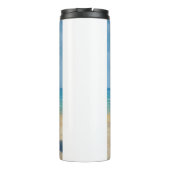 Australian Kelpie op het strand, hondenliefhebbers Thermosbeker (Achterkant)