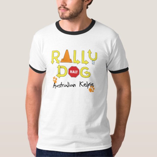 Australian Kelpie Rally Dog T-shirt (Voorkant)