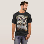 Australian Koala Beer bruiloft, Bucks Night Tshirt (Voorkant volledig)