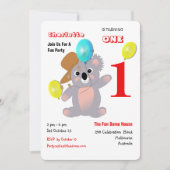 Australian Koala Beer Cute Graphic Kaart (Voorkant)