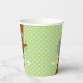 Australian koala beer gepolkadoteerde baby showers papieren bekers (Links)