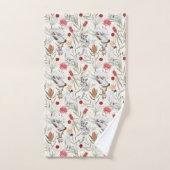 Australian Koala Cockatoos Proteas Natuur Pattern Bad Handdoek (Handdoek)