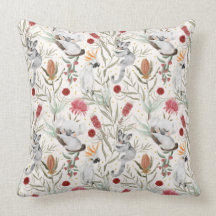 Australian Koala Cockatoos Proteas Natuur Pattern
