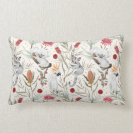 Australian Koala Cockatoos Proteas Natuur Pattern Kussen