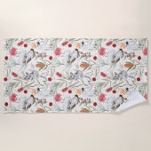 Australian Koala Cockatoos Proteas Natuur Pattern Strandlaken (Voorkant)