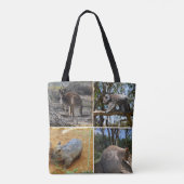 Australian Koala, Kangaroo, Quokka, Wombat Tote Bag (Achterkant)