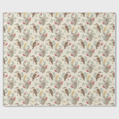 Australian Koalas, Kookaburras and Native Flora Cadeaupapier (Vlak)