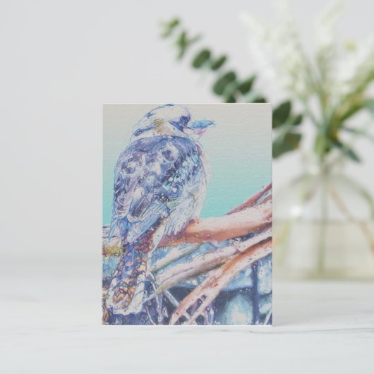 Australian Kookaburra Briefkaart (Staand voorkant)