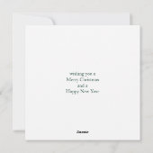 Australian Kookaburra Santa hat Merry Christmas Feestdagenkaart (Achterkant)