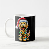 Australian Labradoodle Christmas Tree Xmas Santa L Koffiemok (Links)