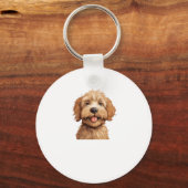 Australian Labradoodle Sleutelhanger (Voorkant)