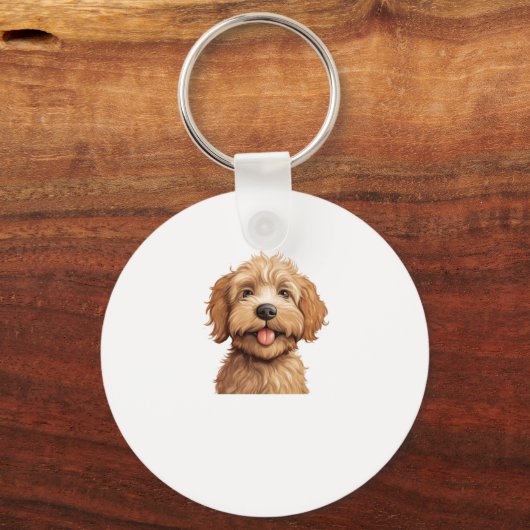 Australian Labradoodle Sleutelhanger (Voorkant)
