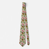 Australian Loriket Parrot met Grevillea Flowers Stropdas (Voorkant)