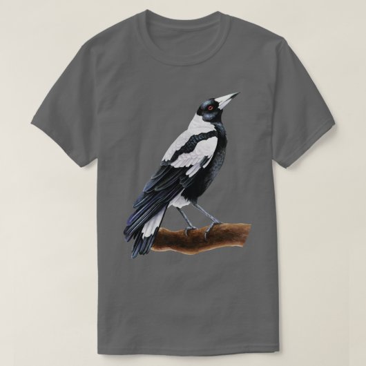 Australian Magpie TShirt (Design voorkant)