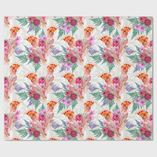 Australian Major Mitchell Cockato Cadeaupapier (Vlak)