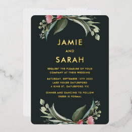 Australian Native Gum Blossom Folie Invitation Folie Uitnodiging