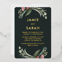 Australian Native Gum Blossom Folie Invitation Uitnodiging