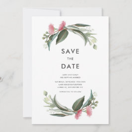 Australian Native Gum Blossom Save the Date